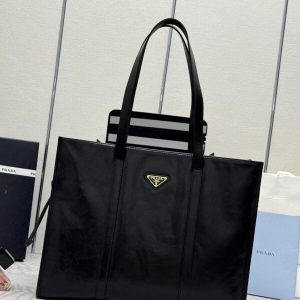 Replica Prada Antique Nappa Tote Black - best-selling designer handbag dupe