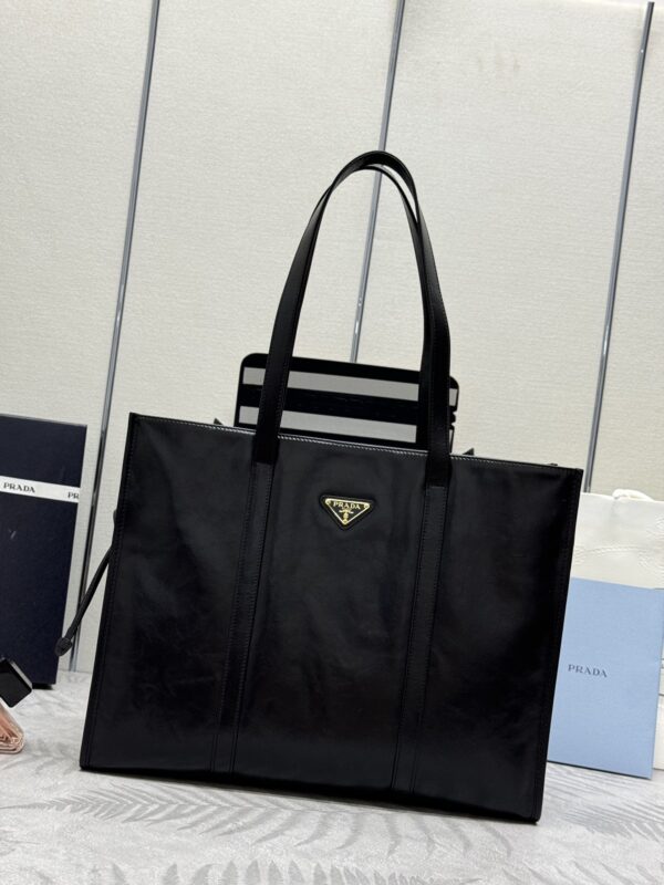 Replica Prada Antique Nappa Tote Black - best-selling designer handbag dupe