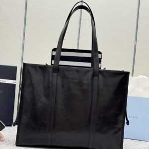 Replica Prada Antique Nappa Tote Black - best-selling designer handbag dupe