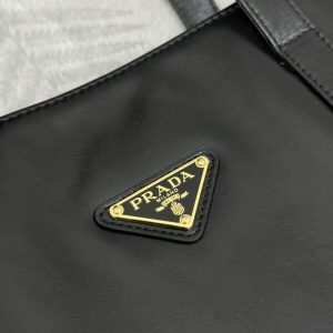 Replica Prada Antique Nappa Tote Black - near-authentic luxury replica handbag