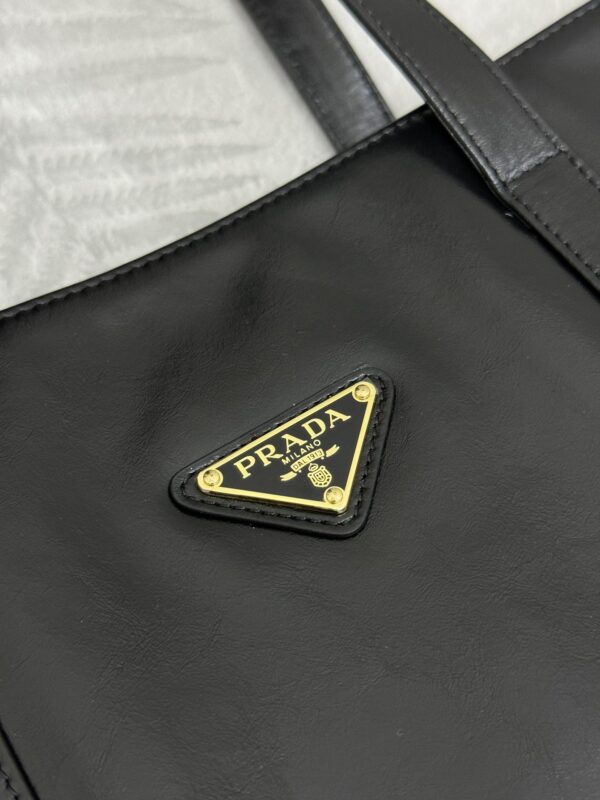 Replica Prada Antique Nappa Tote Black - near-authentic luxury replica handbag