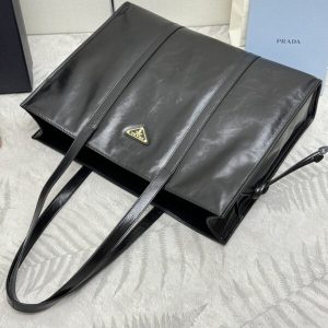 Replica Prada Antique Nappa Tote Black - top-rated replica designer bag