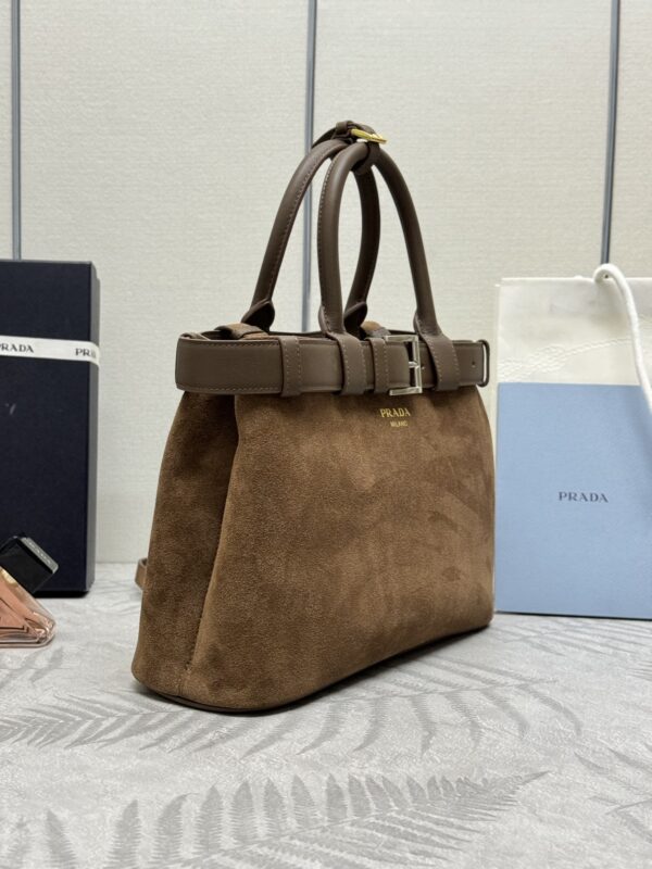 Replica Prada Suede Buckle - high-accuracy replica luxury purse