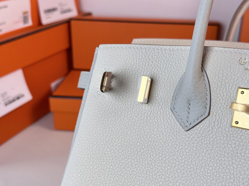 Replica Hermes Birkin Milkshake White - near-authentic luxury replica handbag
