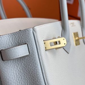 Replica Hermes Birkin Milkshake White - authentic-look luxury purse replica