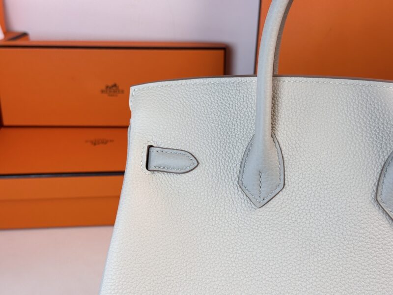 Replica Hermes Birkin Milkshake White - authentic-look luxury purse replica