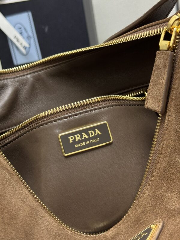 Replica Prada Prada Aimée Suede Large - premium 1:1 fake handbag model
