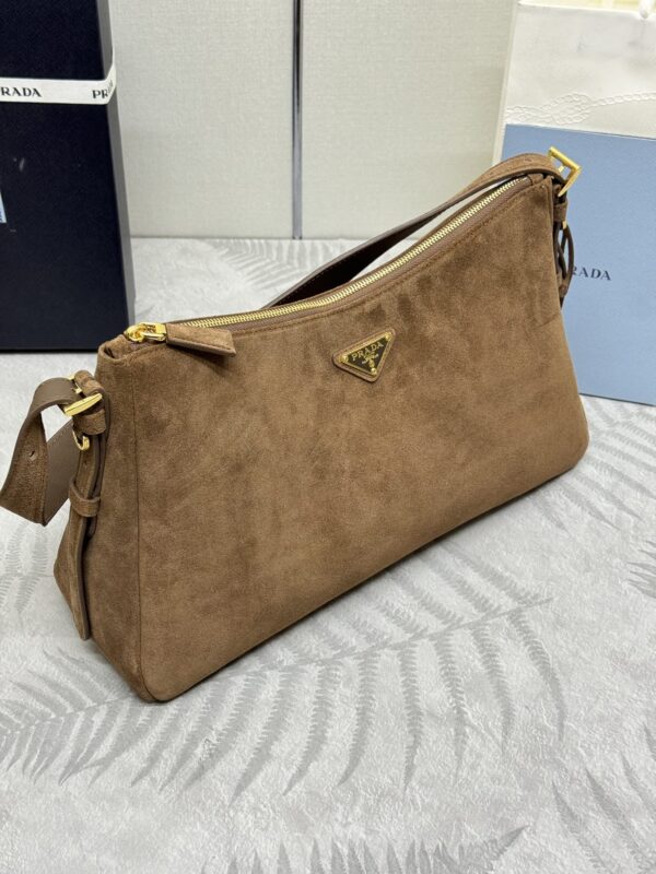 Replica Prada Prada Aimée Suede Large - 1:1 designer replica handbag