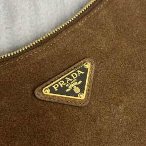 Replica Prada Prada Aimée Suede Large - best quality luxury bag dupe