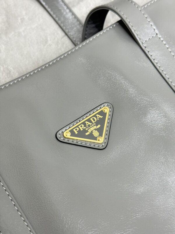 Replica Prada Antique Nappa Tote Grey - 1:1 designer replica handbag