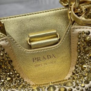 Replica Prada Crystal Bucket Bag - top-rated replica designer bag