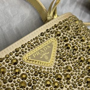 Replica Prada Crystal Bucket Bag - realistic designer-inspired fake bag