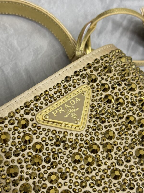 Replica Prada Crystal Bucket Bag - realistic designer-inspired fake bag