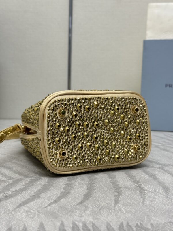 Replica Prada Crystal Bucket Bag - top-tier luxury replica shoulder bag