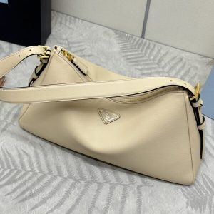 Replica Prada Prada Aimée Large Milk Tea - premium 1:1 fake handbag model