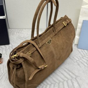 Replica Prada Large Suede - high-end fake designer purse