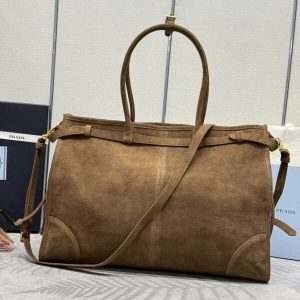 Replica Prada Large Suede - top-tier luxury replica shoulder bag