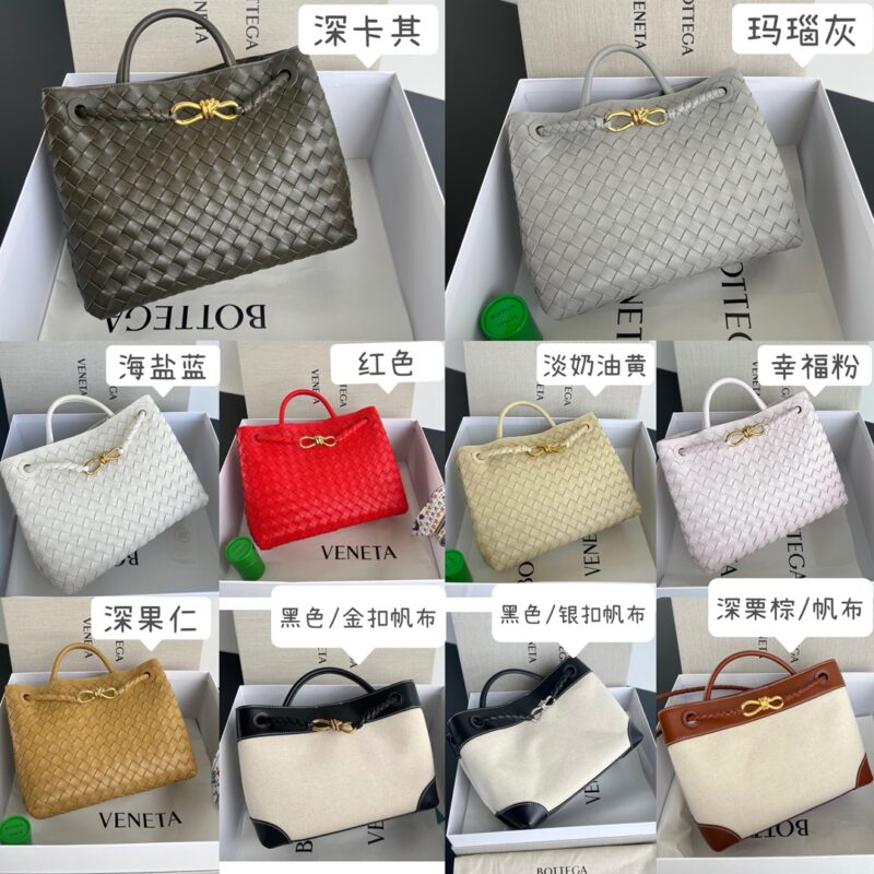 Replica Bottega Veneta Andiamo Canvas - best quality luxury bag dupe