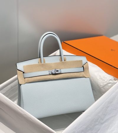 Replica Hermes Birkin Grail Blue - premium 1:1 fake handbag model