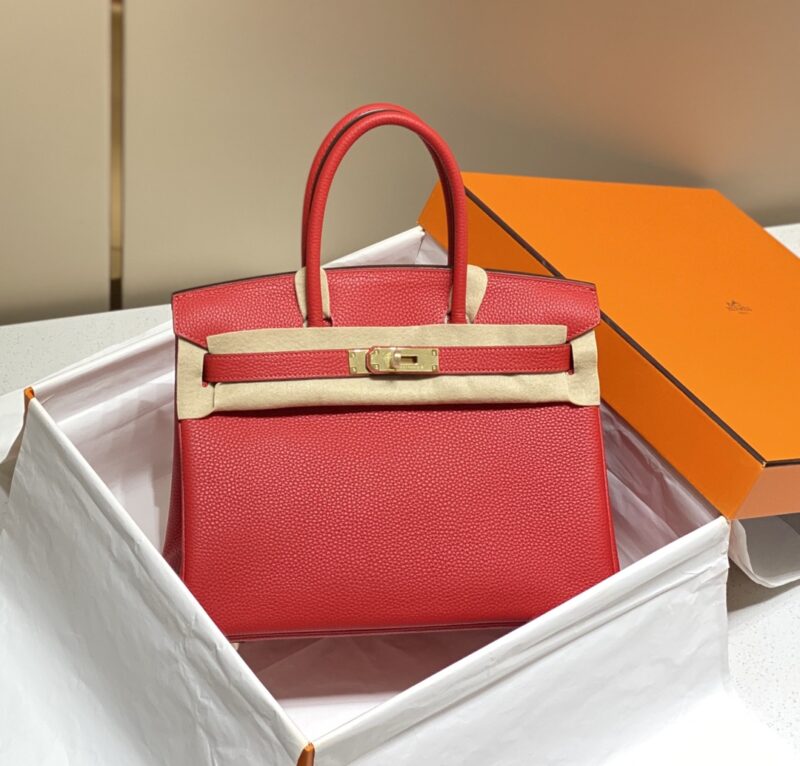 Replica Hermes Birkin Hot Red - 1:1 designer replica handbag