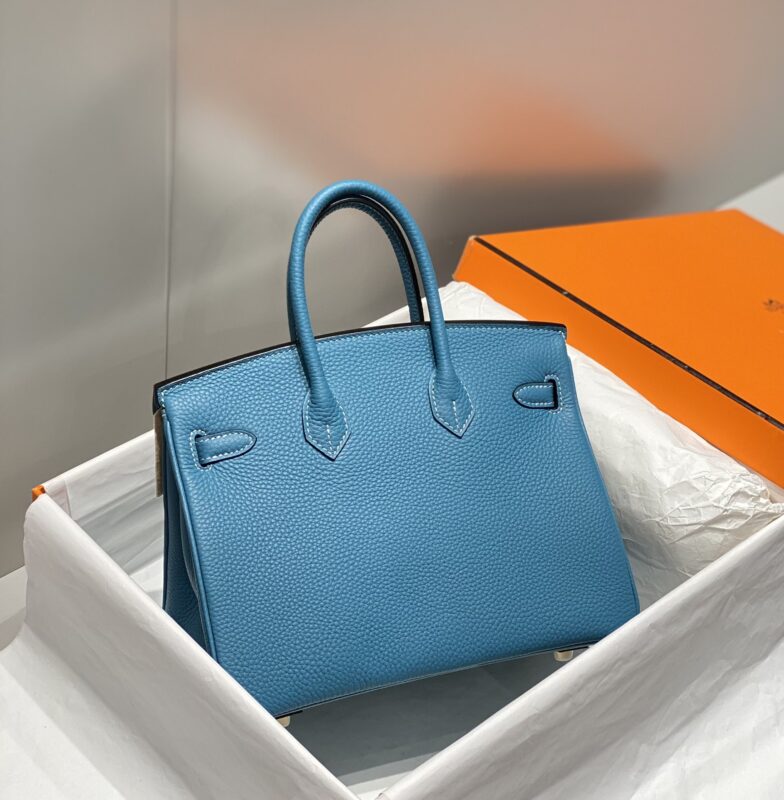 Replica Hermes Birkin Denim Blue - best-selling designer handbag dupe
