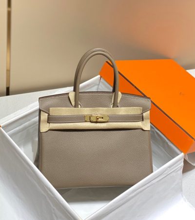 Replica Hermes Birkin Elephant Gold - elite superclone designer purse