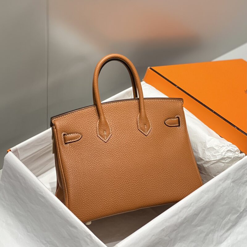 Replica Hermes Birkin Golden Brown - best quality luxury bag dupe