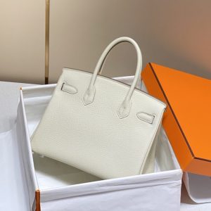 Replica Hermes Birkin White - realistic designer-inspired fake bag