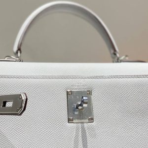 Replica Hermes Kelly Seagull Blue - near-authentic luxury replica handbag