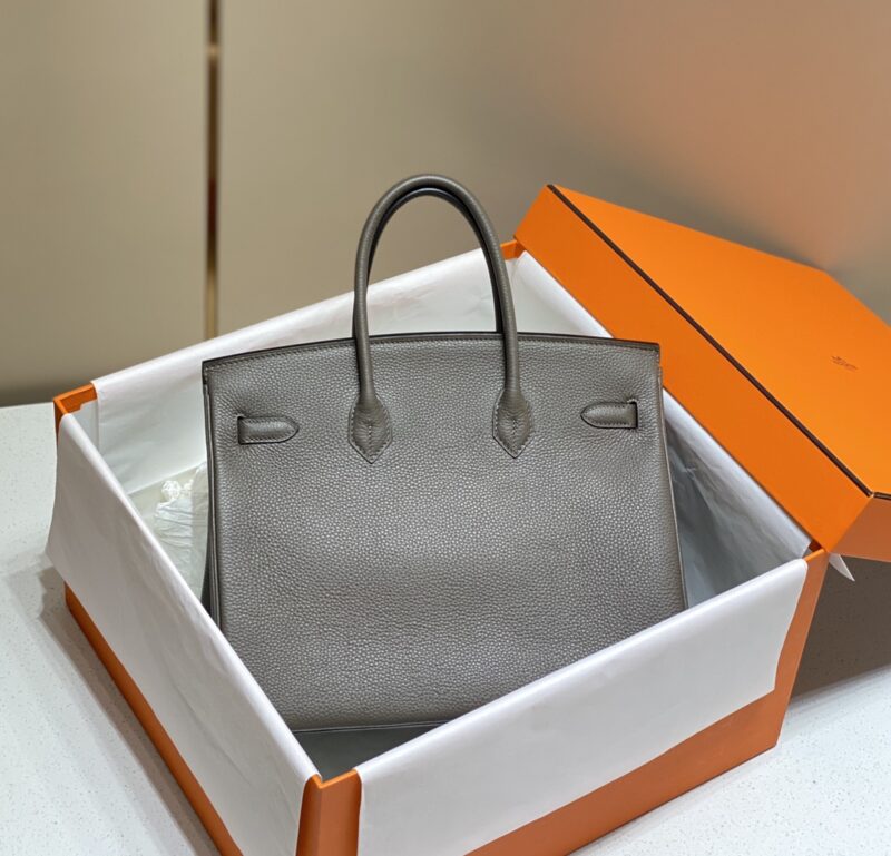 Replica Hermes Birkin Pewter Grey - realistic designer-inspired fake bag