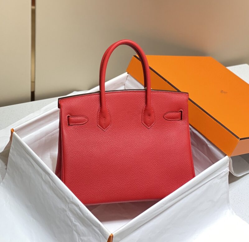 Replica Hermes Birkin Hot Red - premium 1:1 fake handbag model