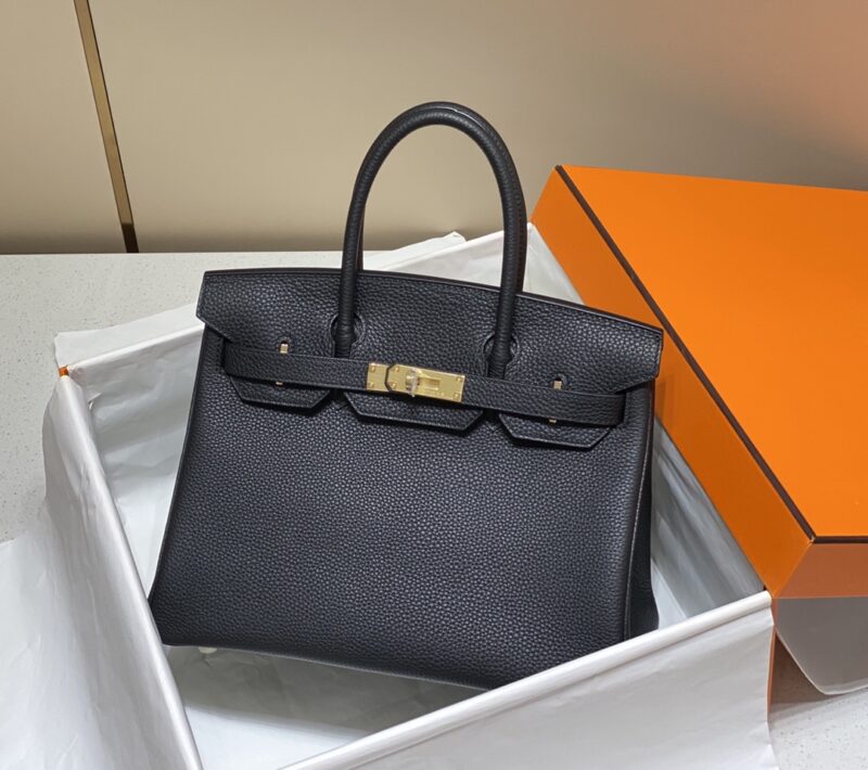 Replica Hermes Birkin Black Gold - premium-grade designer purse dupe