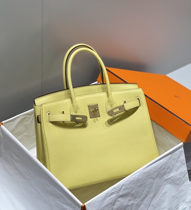 Replica Hermes Birkin Yellow - high-accuracy replica luxury purse