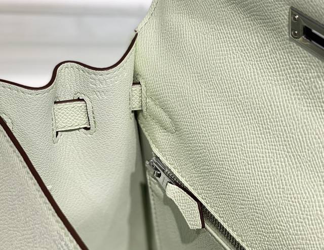 Replica Hermes Kelly Bubble Green - realistic designer-inspired fake bag