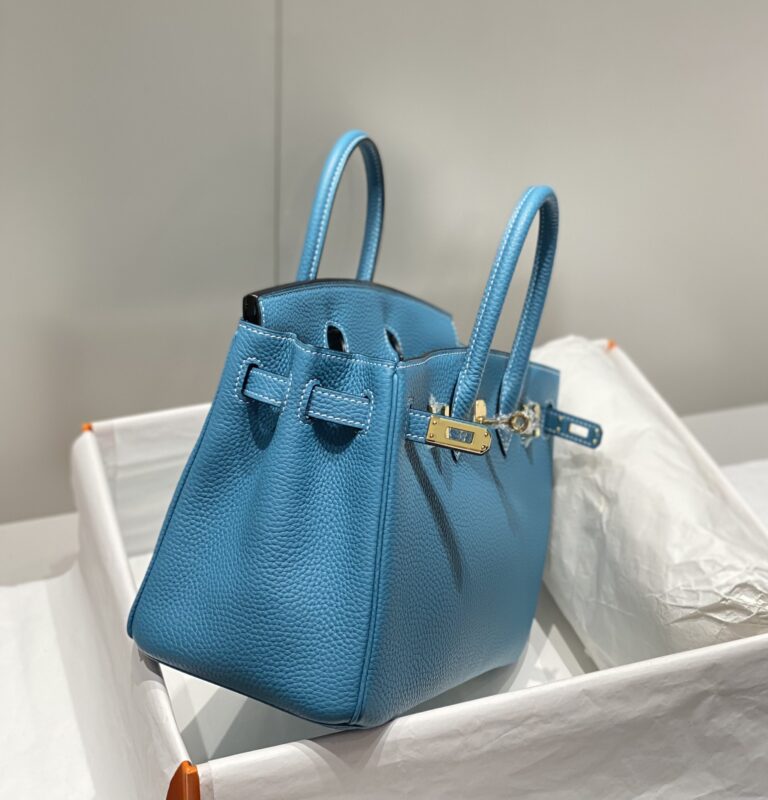Replica Hermes Birkin Denim Blue - premium 1:1 fake handbag model