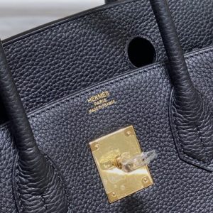 Replica Hermes Birkin Black Gold - high-end fake designer purse
