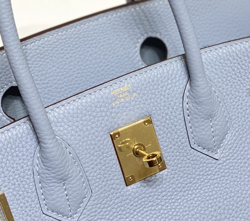 Replica Hermes Birkin Linen Blue - high-accuracy replica luxury purse