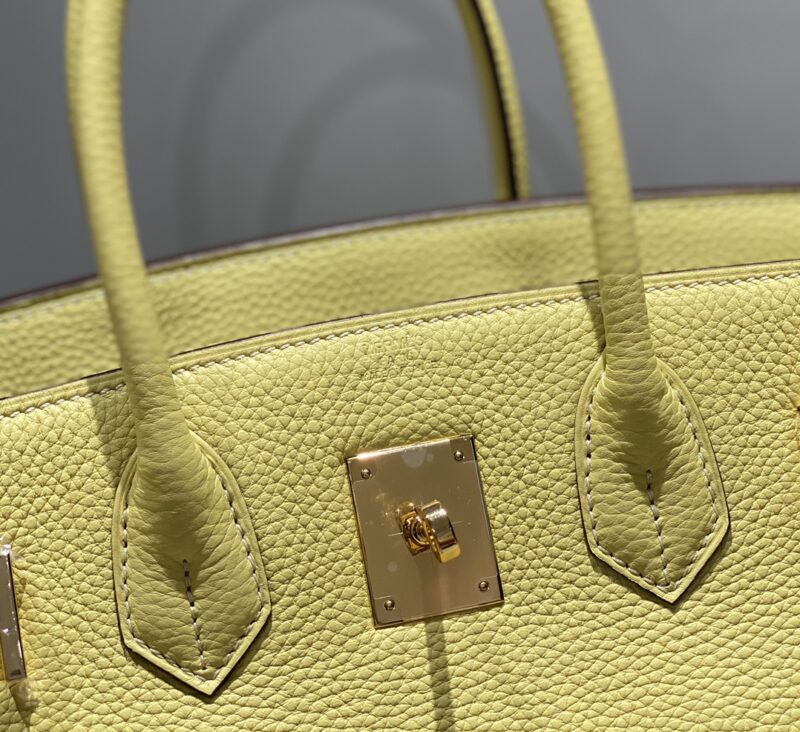Replica Hermes Birkin Yellow - premium 1:1 fake handbag model