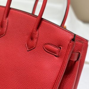 Replica Hermes Birkin Hot Red - high-end fake designer purse