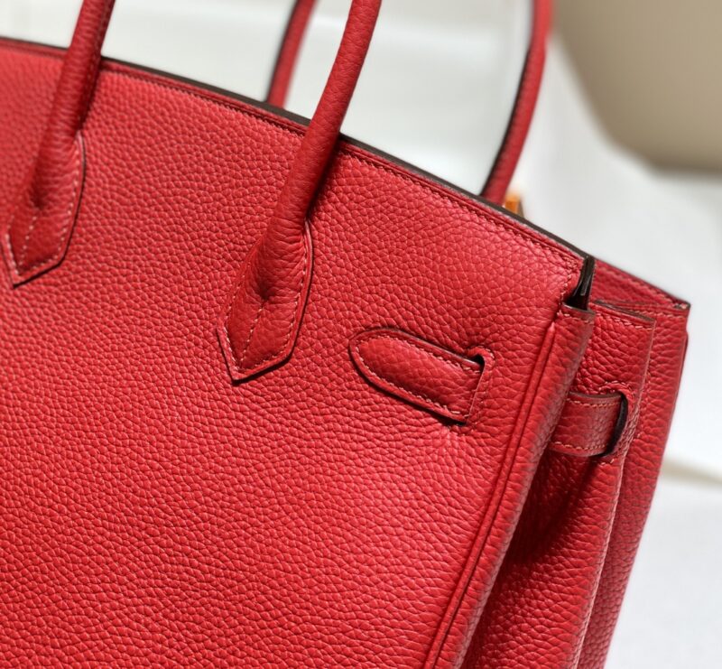 Replica Hermes Birkin Hot Red - high-end fake designer purse