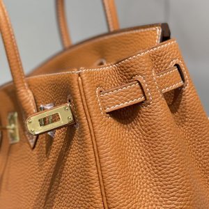 Replica Hermes Birkin Golden Brown - premium 1:1 fake handbag model