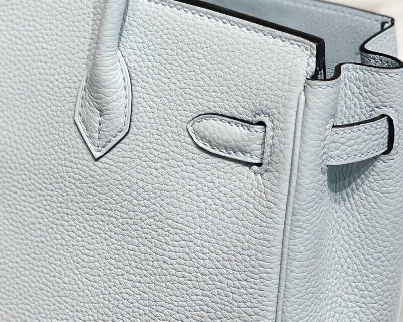 Replica Hermes Birkin Grail Blue - best quality luxury bag dupe