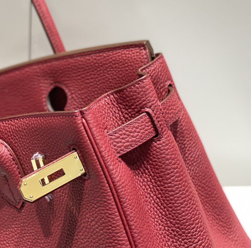 Replica Hermes Birkin Bordeaux Red - premium 1:1 fake handbag model