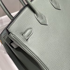 Replica Hermes Birkin Almond Green - ultra-realistic fake designer tote