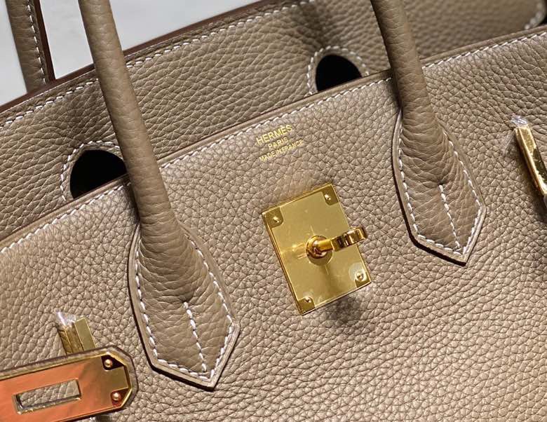 Replica Hermes Birkin Elephant Gold - high-end fake designer purse