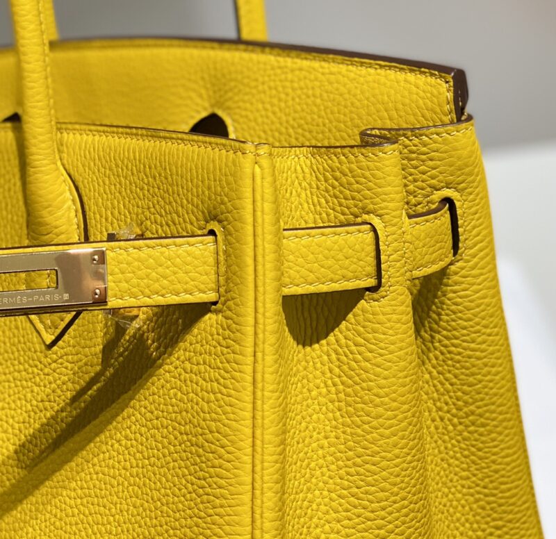 Replica Hermes Birkin Amber Yellow - high-accuracy replica luxury purse