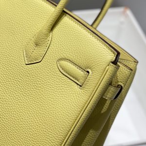 Replica Hermes Birkin Yellow - premium-grade designer purse dupe
