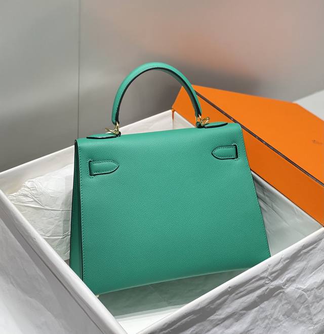 Replica Hermes Kelly Emperial Green - realistic designer-inspired fake bag