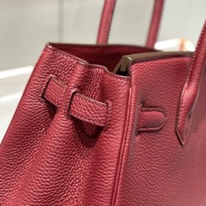 Replica Hermes Birkin Bordeaux Red - high-accuracy replica luxury purse
