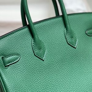 Replica Hermes Birkin Emerald - authentic-look luxury purse replica
